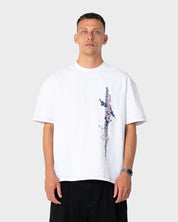 RUSTY MORNING GLORY GRAPHIC TEE – WHITE