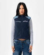 RUSTY MR COOL POLAR FLEECE VEST – ATLANTIC BLUE