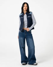 RUSTY MR COOL POLAR FLEECE VEST – ATLANTIC BLUE