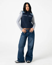 RUSTY MR COOL POLAR FLEECE VEST – ATLANTIC BLUE