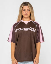 NAPLES CONTRAST OVERSIZE SPORTS JERSEY