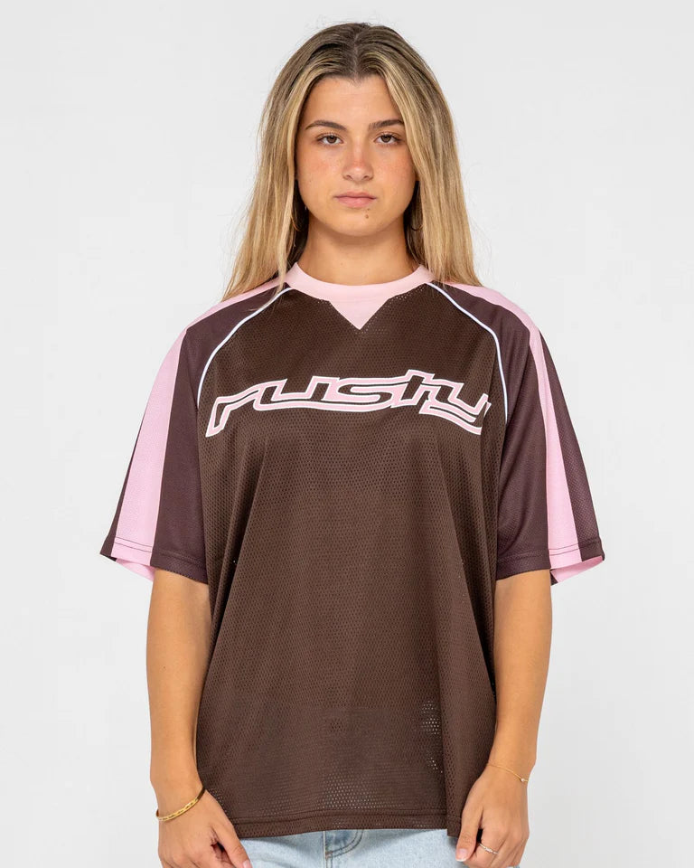 NAPLES CONTRAST OVERSIZE SPORTS JERSEY