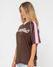 NAPLES CONTRAST OVERSIZE SPORTS JERSEY