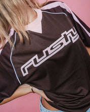 NAPLES CONTRAST OVERSIZE SPORTS JERSEY