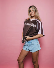 NAPLES CONTRAST OVERSIZE SPORTS JERSEY