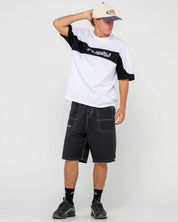 RUSTY ORBIT CORD SIX PANEL CAP – COAL