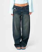 RUSTY PAMMY PANELLED LEG JEAN – WOMENS – DARK N DIRTY