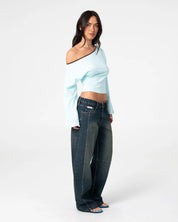 RUSTY PAMMY PANELLED LEG JEAN – WOMENS – DARK N DIRTY