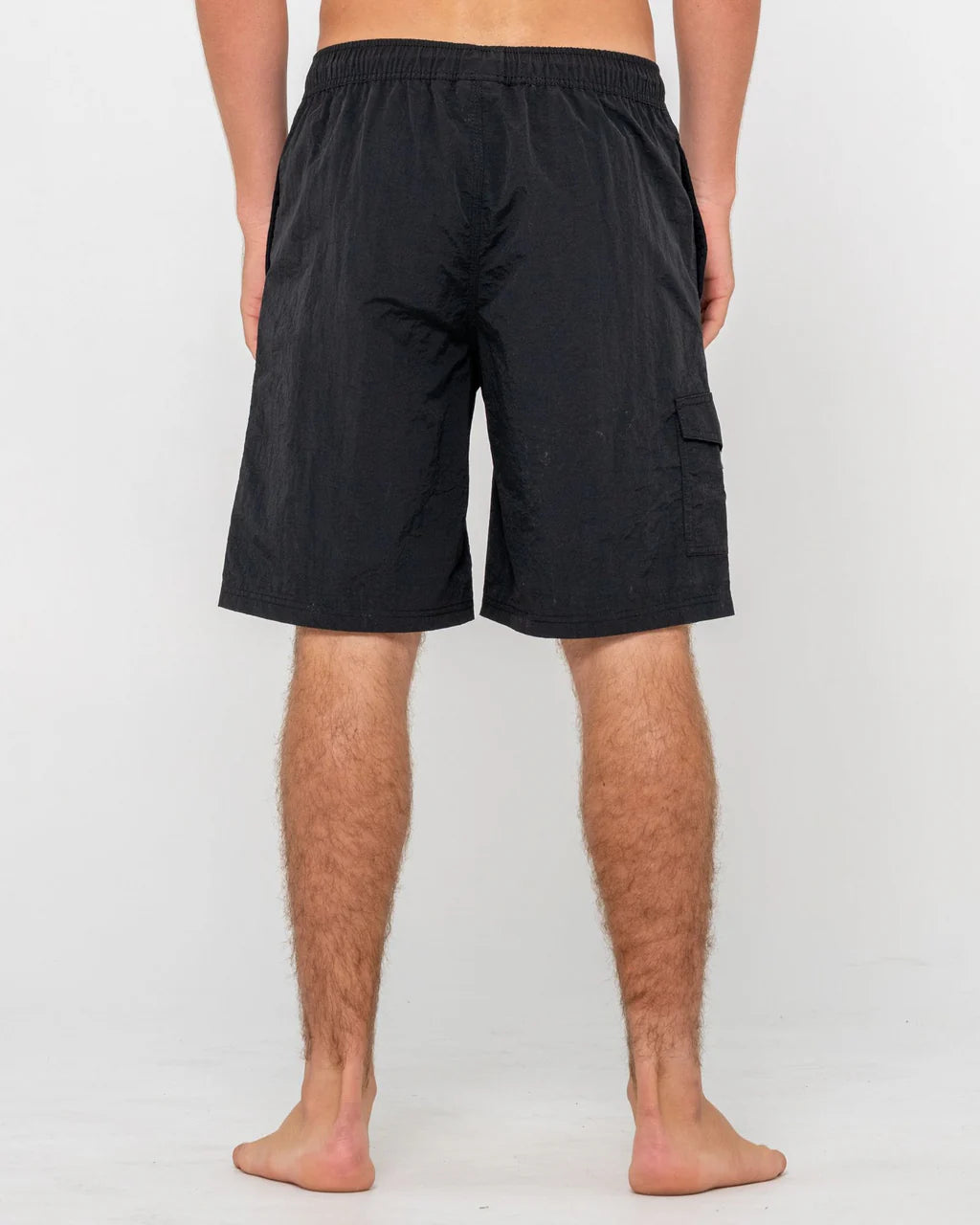 RUSTY PEEK SHOW 21" BOARDSHORT – MENS PERFORMANCE SURF SHORT QUICK DRY BLACK