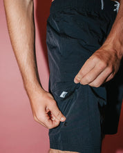 RUSTY PEEK SHOW 21" BOARDSHORT – MENS PERFORMANCE SURF SHORT QUICK DRY BLACK