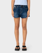 RUSTY PENNY KICK FLARE DENIM SHORT – WALK OF SHAME