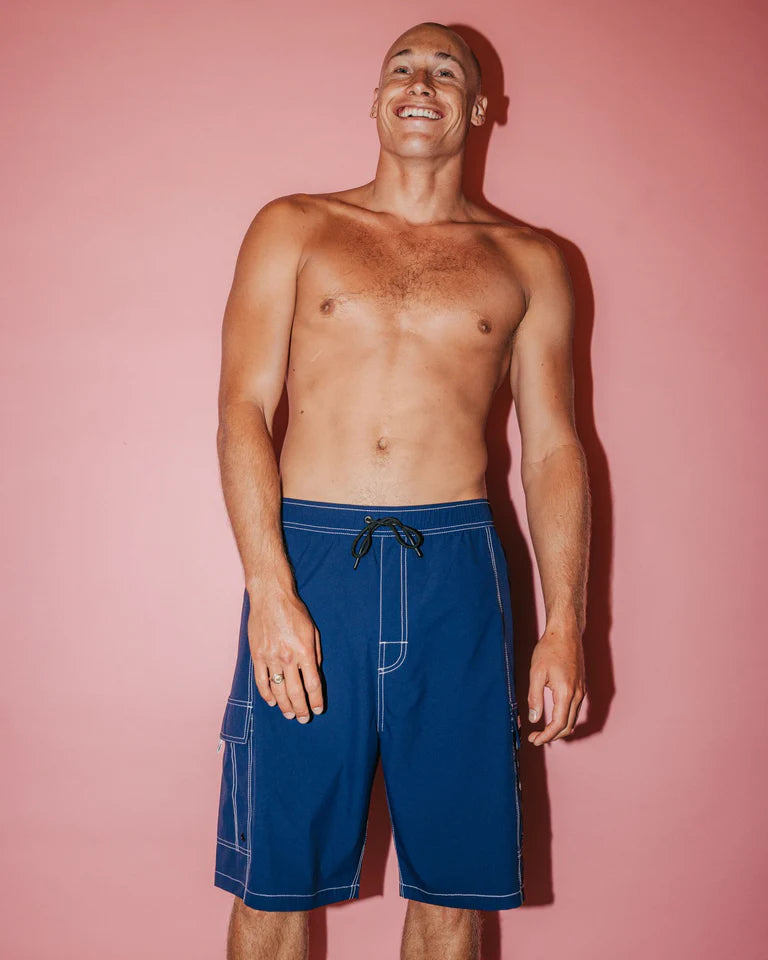 PICK POCKET ELASTIC WAIST BOARDSHORT