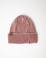 RUSTY PIXEL BEANIE WOMENS KNIT WINTER BEANIE STREETWEAR BURGUNDY