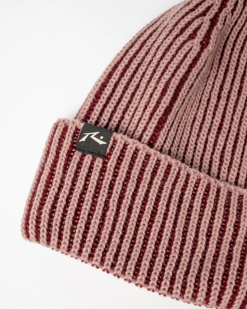 RUSTY PIXEL BEANIE WOMENS KNIT WINTER BEANIE STREETWEAR BURGUNDY