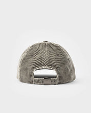 RUSTY PLACID CORD 6 PANEL CAP – BLACK