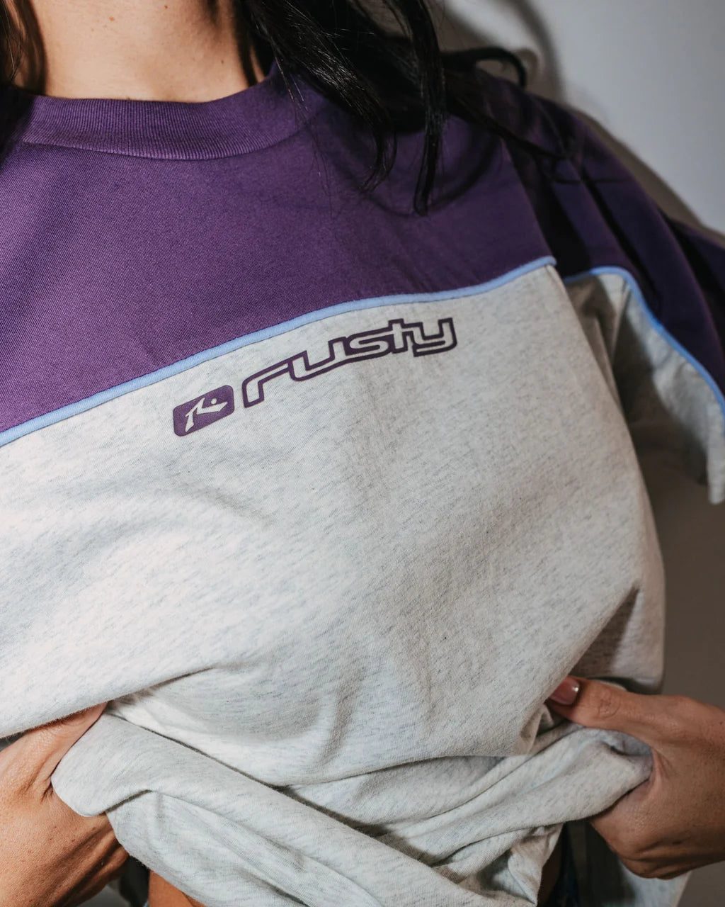 RUSTY POLAR OPS OVERSIZED TEE – MENS HEAVYWEIGHT COTTON GRAPHIC TEE WHITE