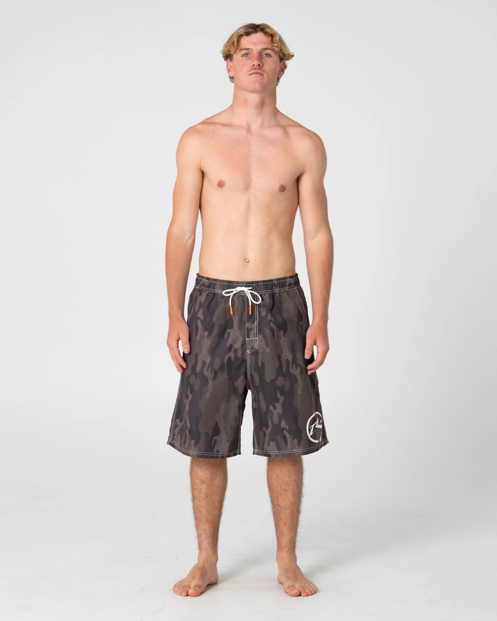 RUSTY RAMBO 23" ELASTIC WAIST BOARDSHORT – CAMO