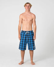 RUSTY RAMBO 23" ELASTIC WAIST BOARDSHORT – NAVY BLUE