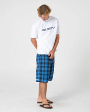 RUSTY RAMBO 23" ELASTIC WAIST BOARDSHORT – NAVY BLUE