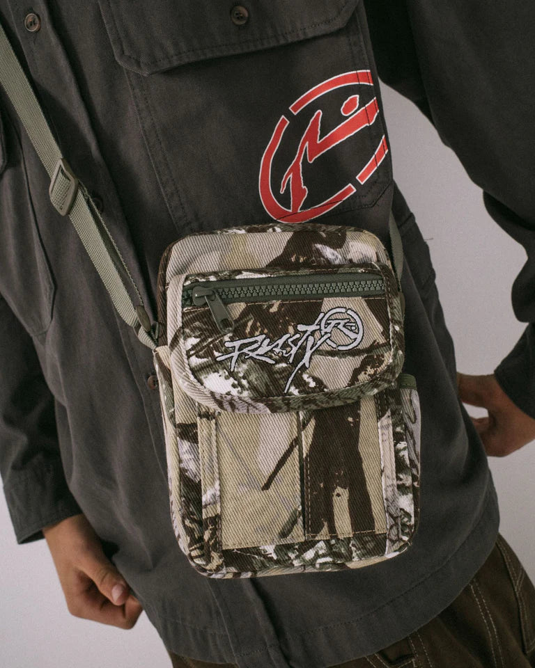RUSTY RAMBO CAMO CROSSBODY BAG MENS STREETWEAR SLING BAG – CAMO 1