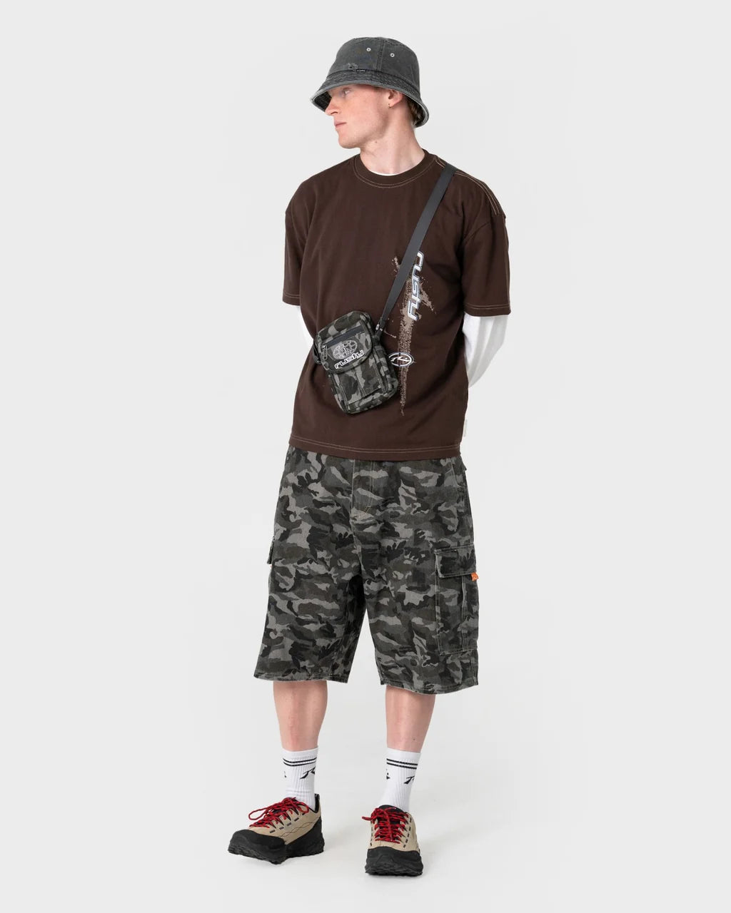 RUSTY RAMBO CAMO CROSSBODY BAG – GREY CAMO 1