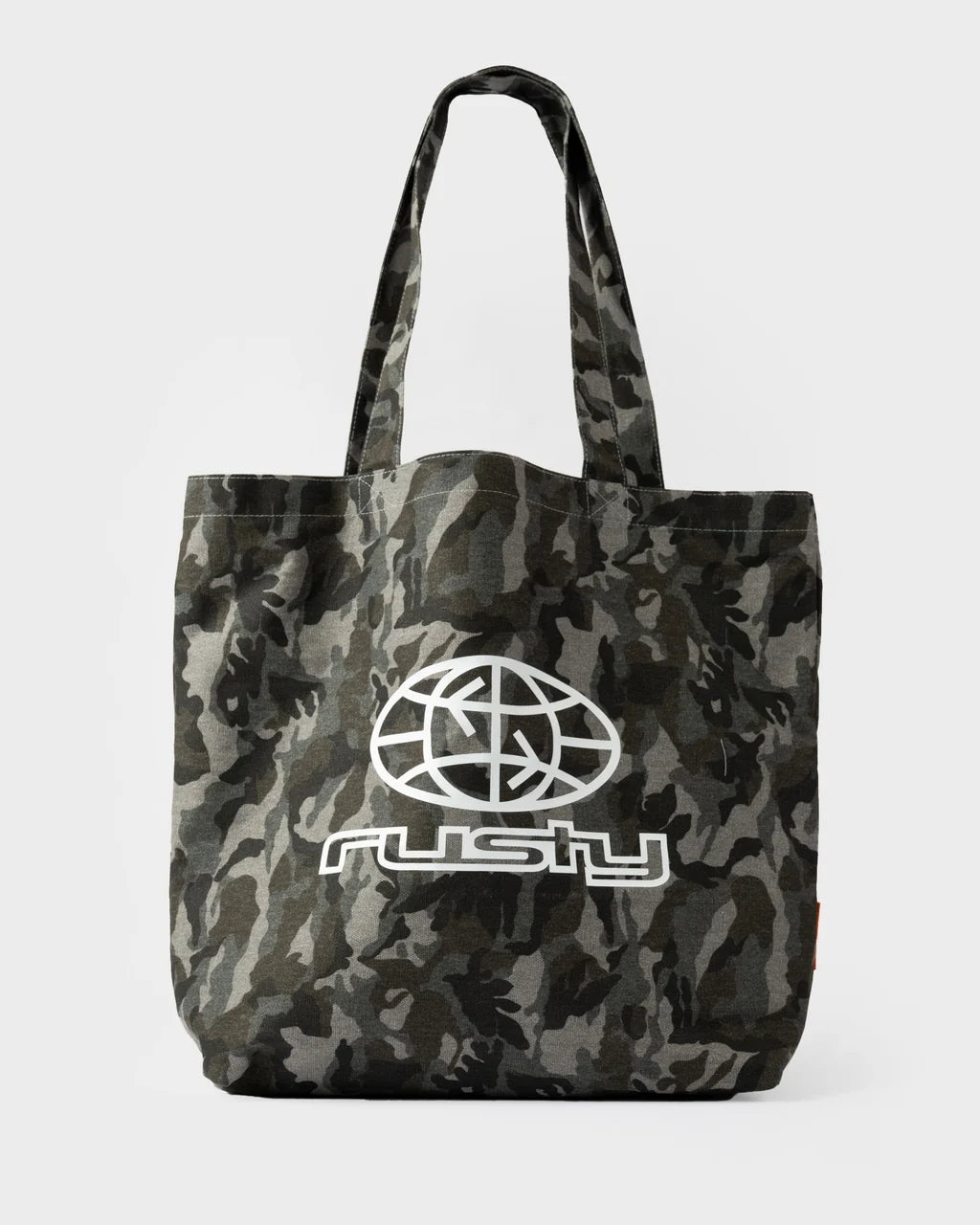 RUSTY RAMBO CAMO TOTE BAG – GREY CAMO 1