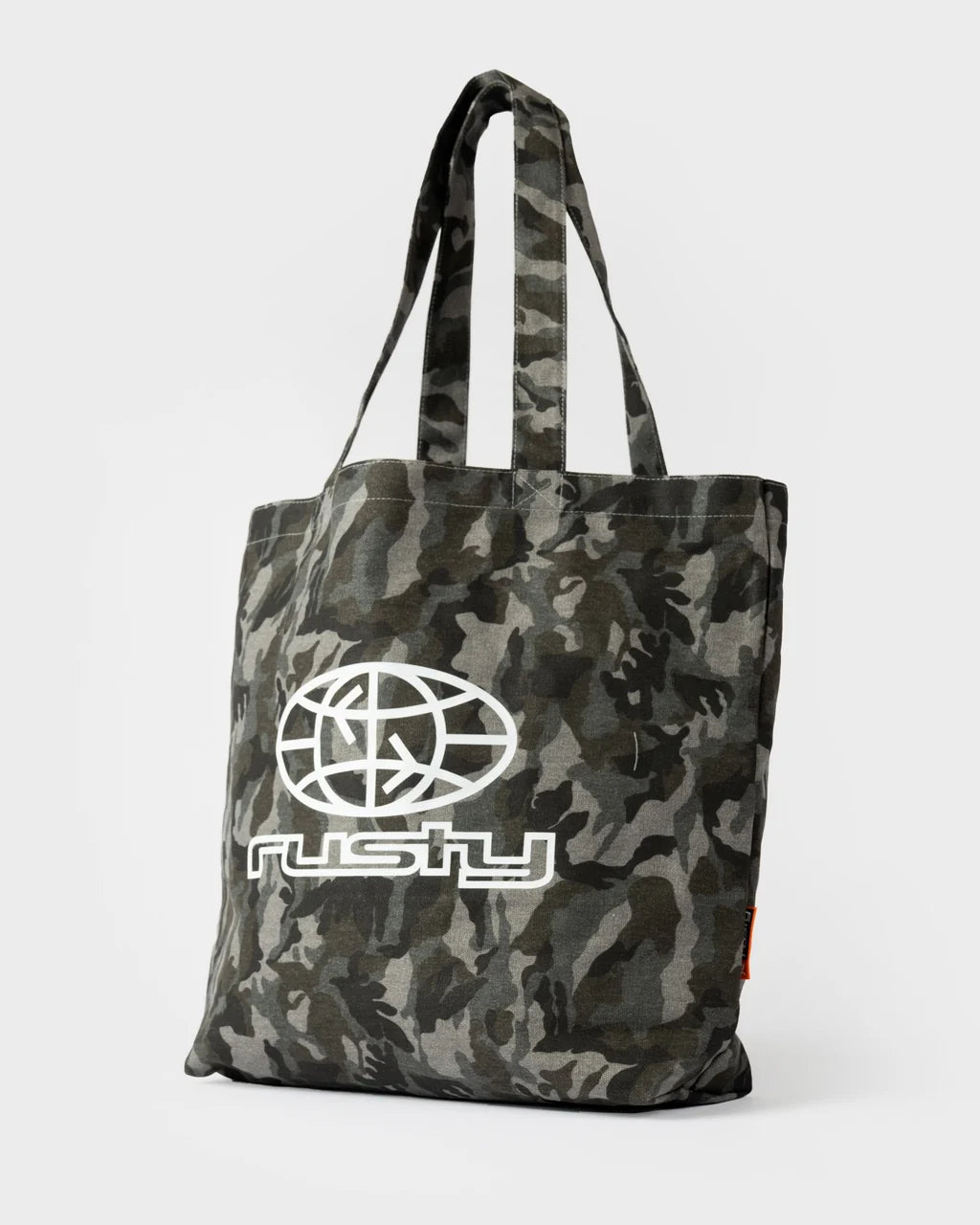RUSTY RAMBO CAMO TOTE BAG – GREY CAMO 1