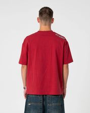 RUSTY RAZOR GRAPHIC TEE – VINTAGE RED