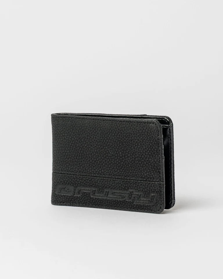 RUSTY RIGGER WALLET MENS DURABLE CANVAS EVERYDAY WALLET – BLACK