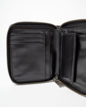 RUSTY ROXANNE DENIM COMPACT WALLET WOMENS EVERYDAY ACCESSORY – WASHED BLACK