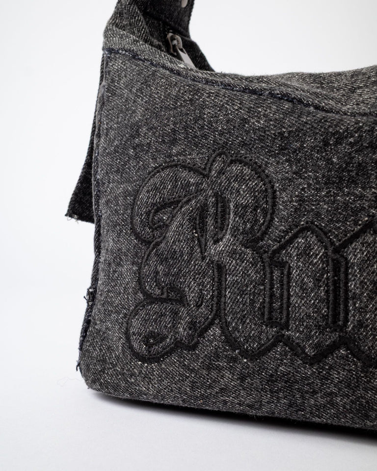 RUSTY ROXANNE DENIM SHOULDER BAG WOMENS Y2K STREET ACCESSORY – WASHED BLACK