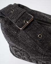 RUSTY ROXANNE DENIM SHOULDER BAG WOMENS Y2K STREET ACCESSORY – WASHED BLACK