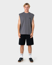 RUSTY RUMBLE 21" ELASTIC SHORT – BLACK