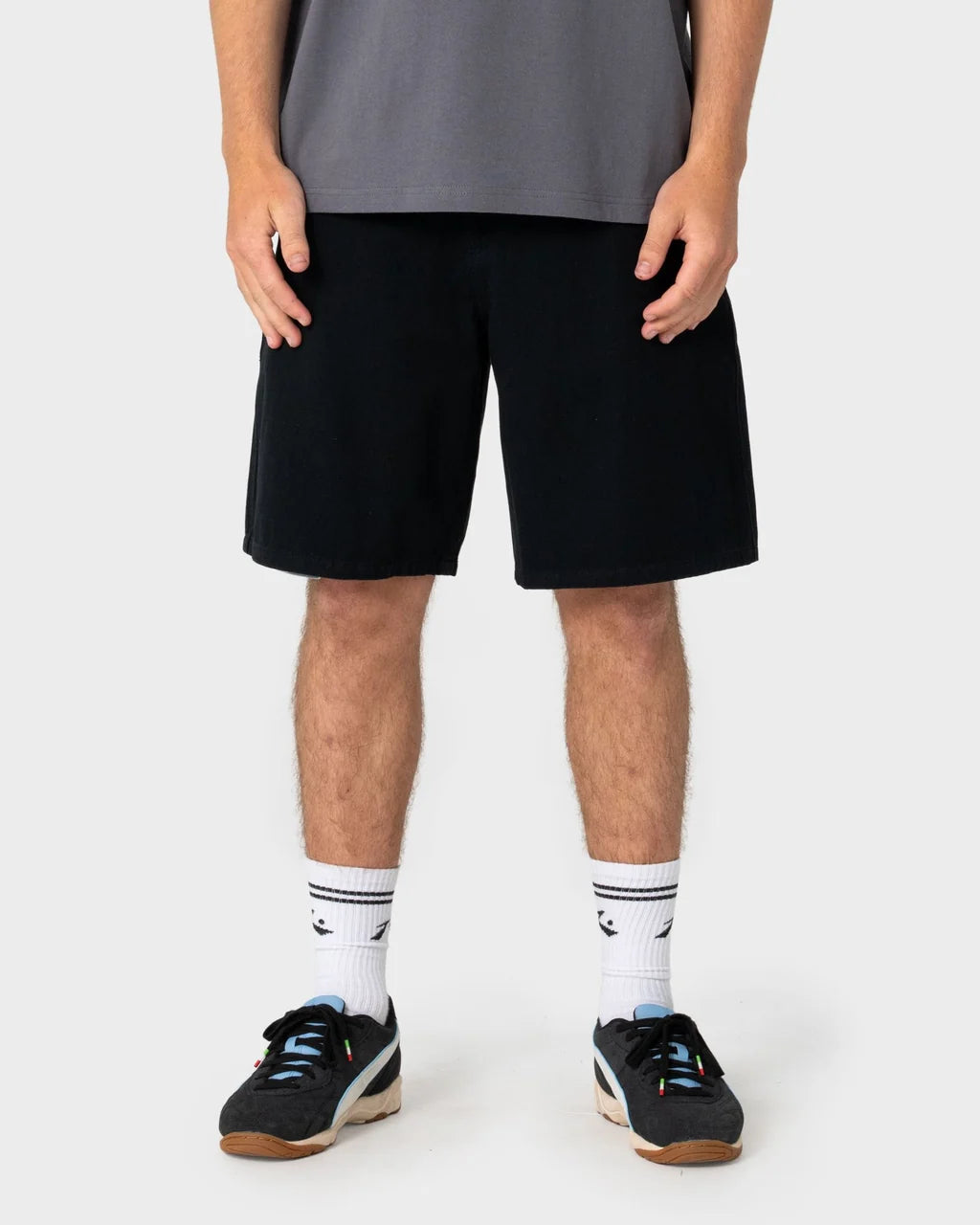 RUSTY RUMBLE 21" ELASTIC SHORT – BLACK