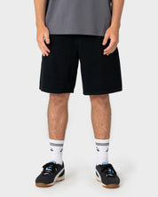 RUSTY RUMBLE 21" ELASTIC SHORT – BLACK
