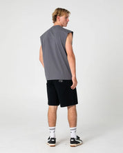 RUSTY RUMBLE 21" ELASTIC SHORT – BLACK