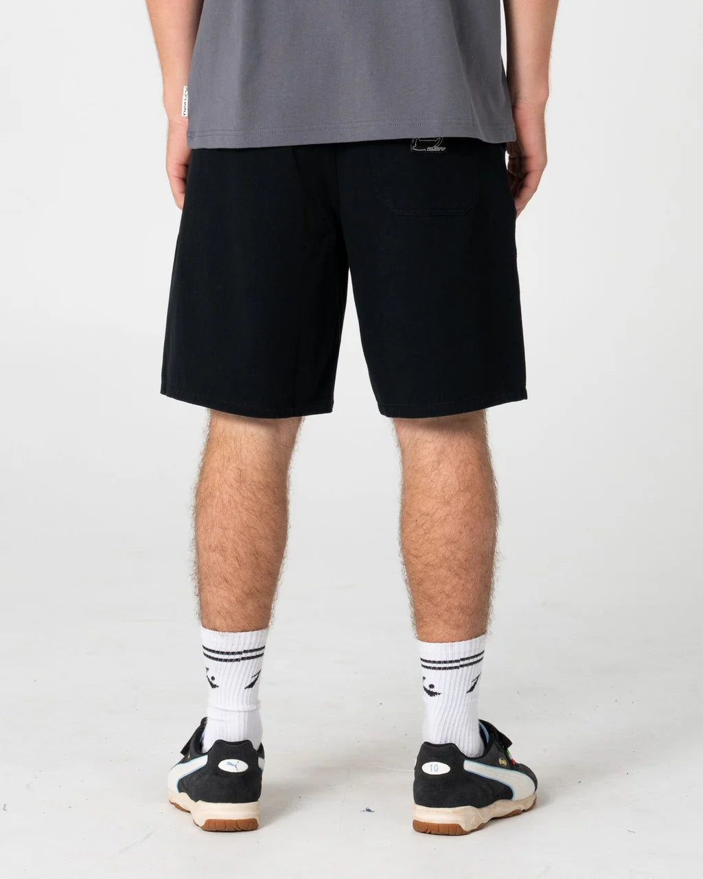 RUSTY RUMBLE 21" ELASTIC SHORT – BLACK