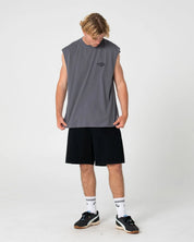 RUSTY RUMBLE 21" ELASTIC SHORT – BLACK