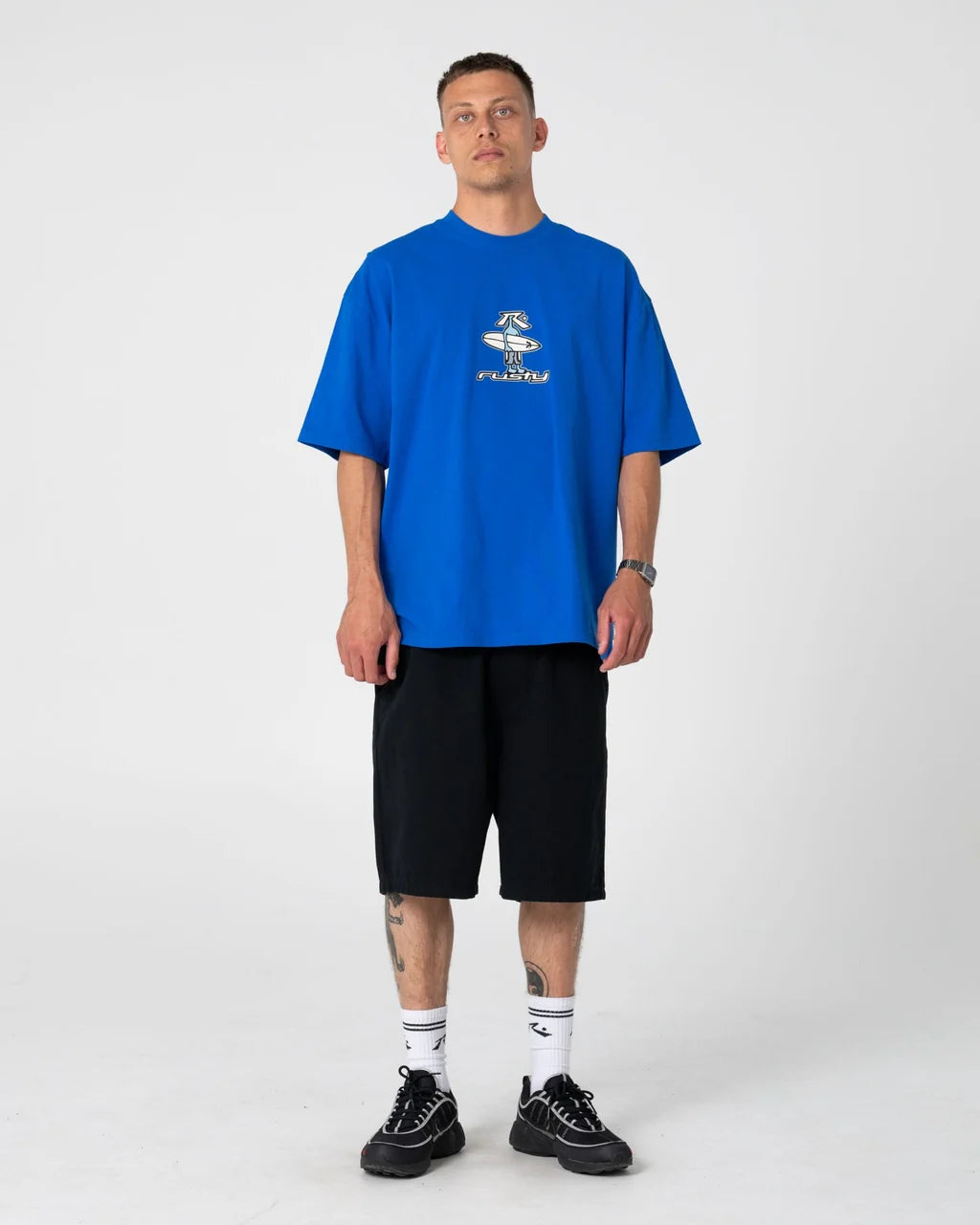 RUSTY RUMBLE 22" CHINO SHORT – BLACK