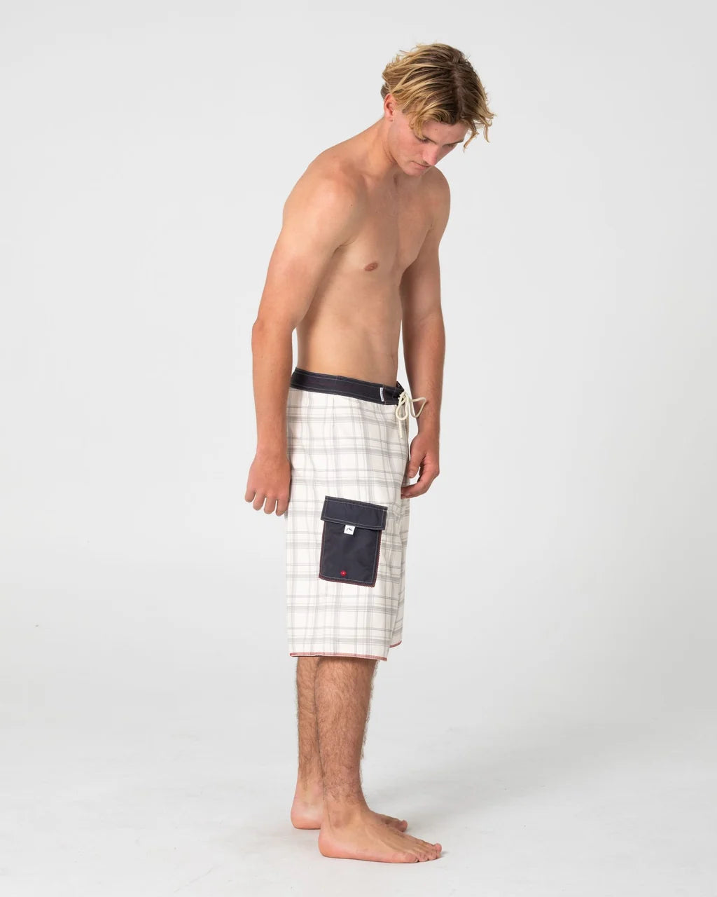 RUSTY SCRIBBLA 24" BAGGY BOARDSHORT – CREAM