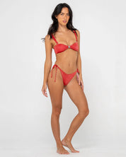 SHIMMY BRAZILIAN TIES BIKINI BOTTOM