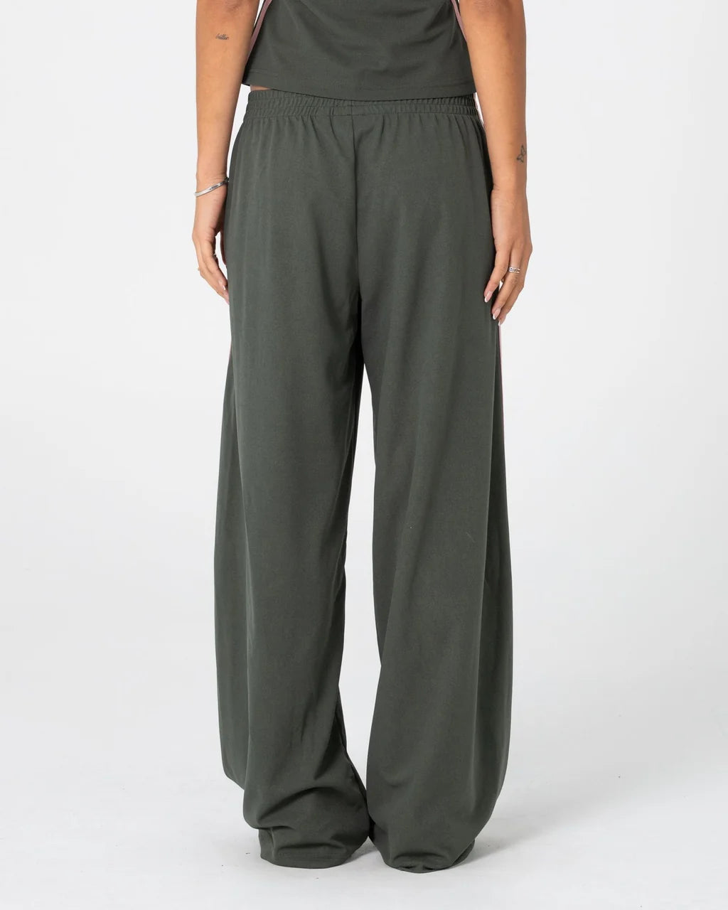 RUSTY SISTER BRONSON LOW RISE TRACKPANT – SAVANNA / PINK A BOO