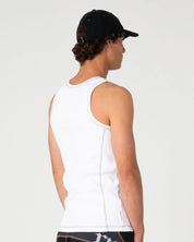 RUSTY SLACK JACK RIBBED HEAVY TANK – WHITE