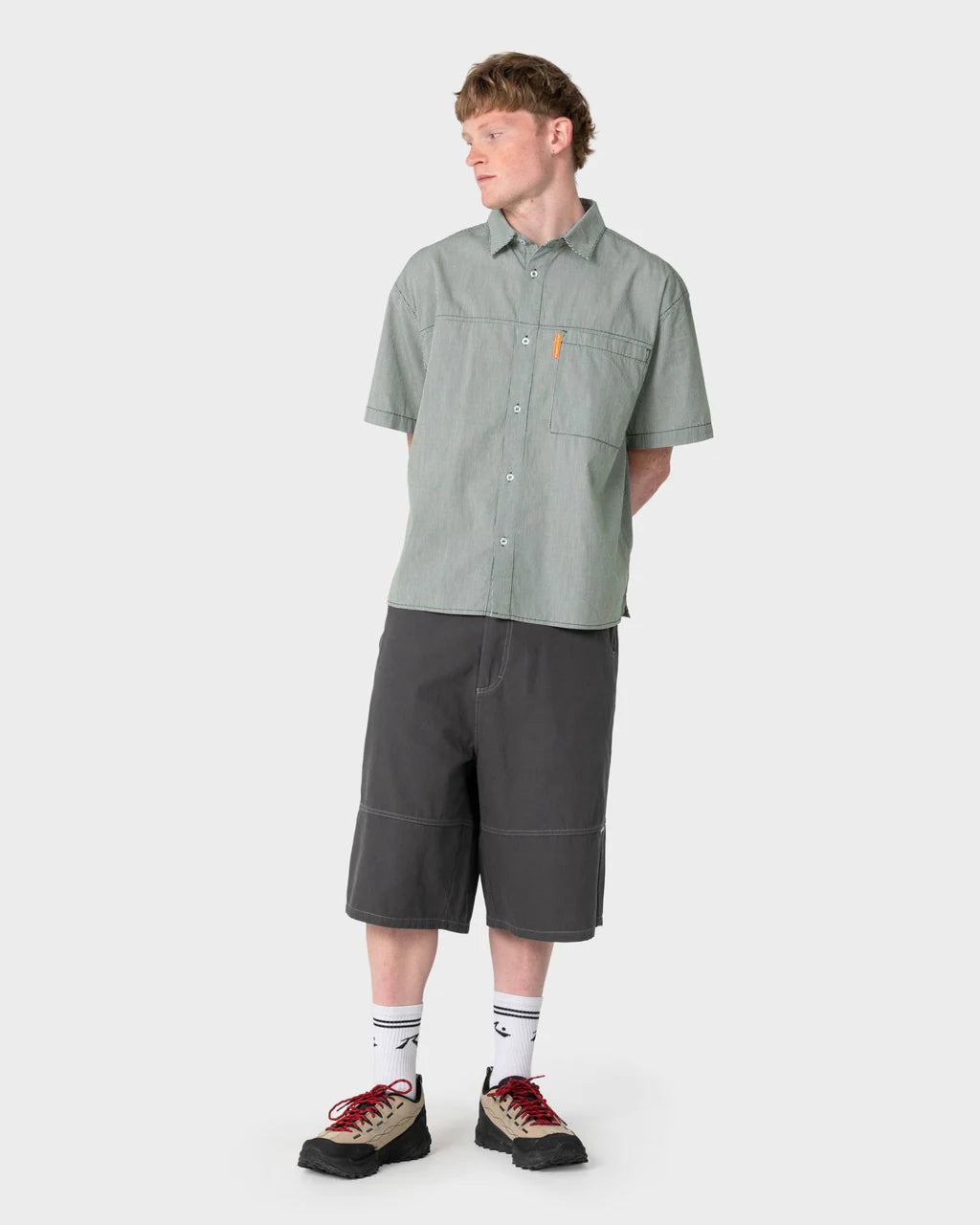 RUSTY SOUTH CENTRAL CHECK SHIRT – GREEN
