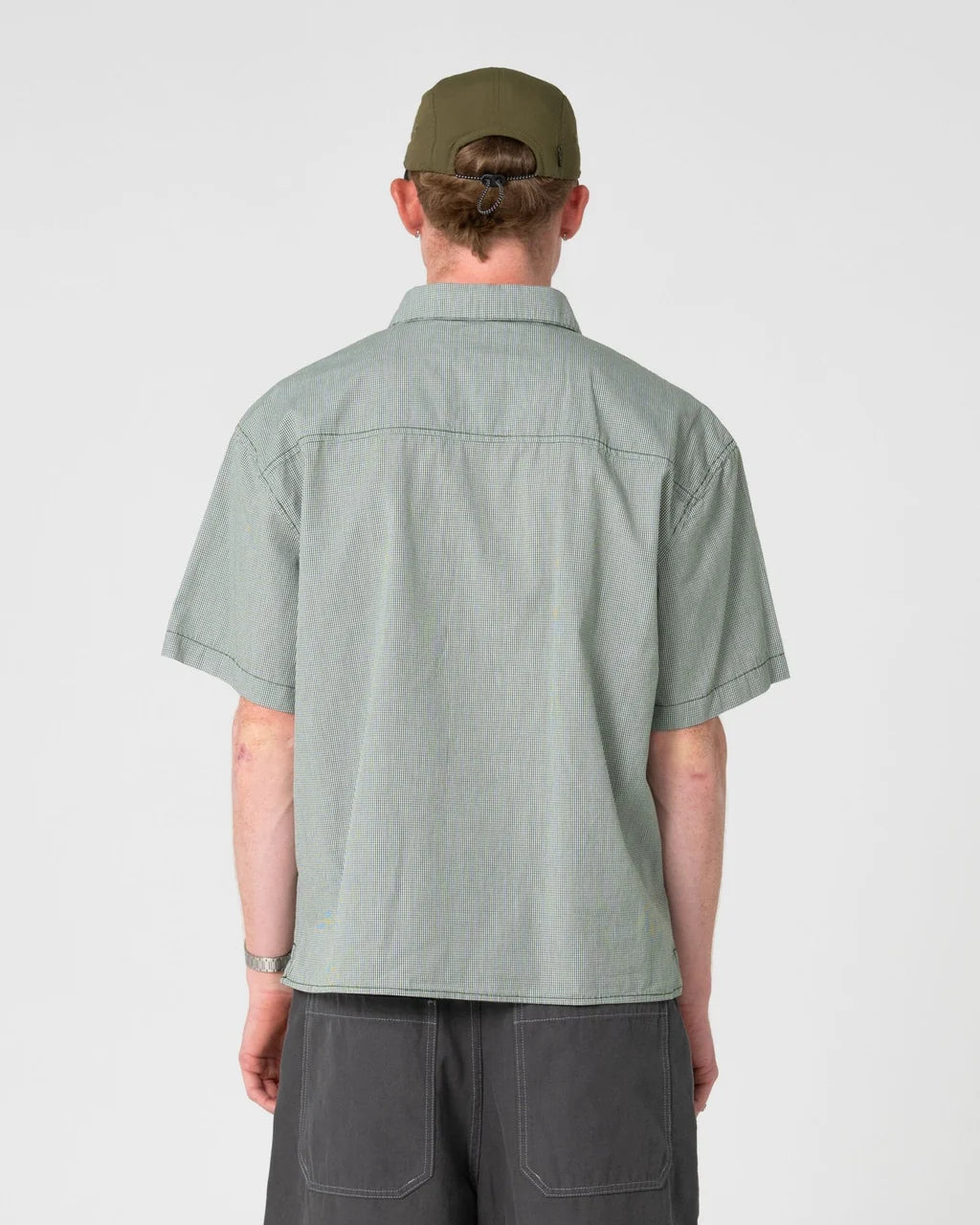 RUSTY SOUTH CENTRAL CHECK SHIRT – GREEN