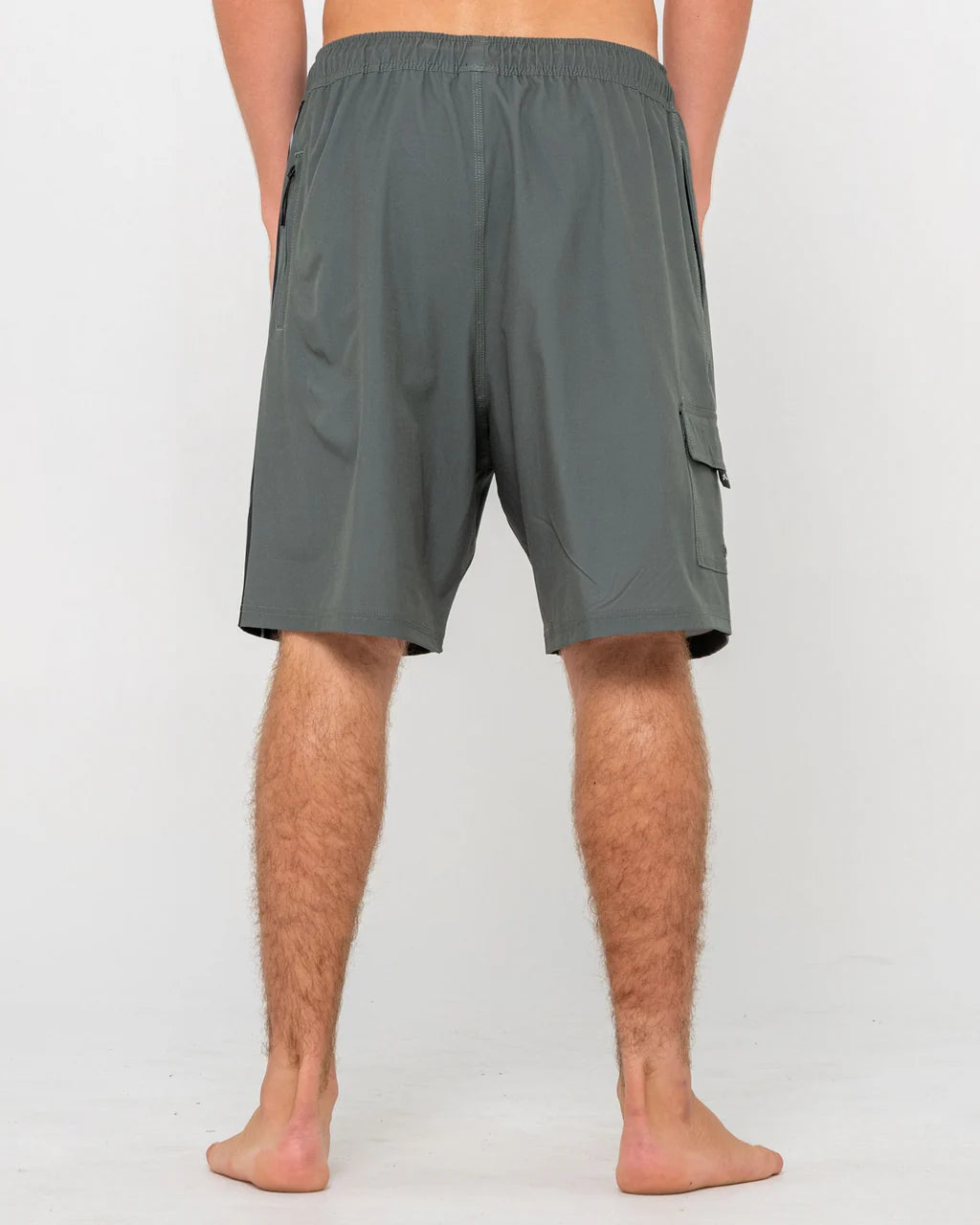 RUSTY SPITFIRE 21" BOARDSHORT – MENS PERFORMANCE SURF SHORT QUICK DRY ARMY GREEN