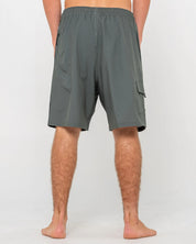 RUSTY SPITFIRE 21" BOARDSHORT – MENS PERFORMANCE SURF SHORT QUICK DRY ARMY GREEN