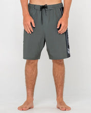 RUSTY SPITFIRE 21" BOARDSHORT – MENS PERFORMANCE SURF SHORT QUICK DRY ARMY GREEN