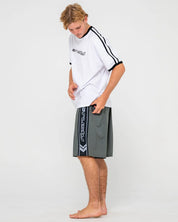 RUSTY SPITFIRE 21" BOARDSHORT – MENS PERFORMANCE SURF SHORT QUICK DRY ARMY GREEN