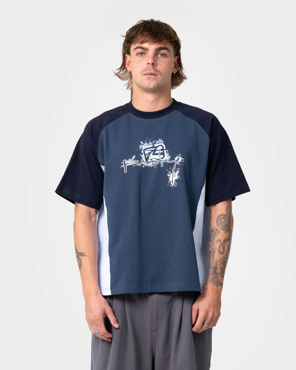 RUSTY SPLISH SPLASH GRAPHIC TEE